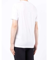 T-shirt con scollo a v bianca di Emporio Armani