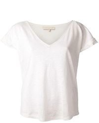 T-shirt con scollo a v bianca di Vanessa Bruno