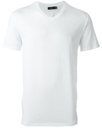 T-shirt con scollo a v bianca di Vince