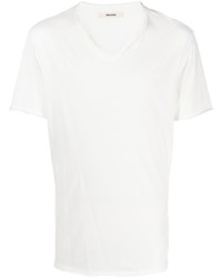 T-shirt con scollo a v bianca di Zadig & Voltaire