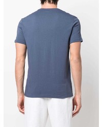 T-shirt con scollo a v blu scuro di Tom Ford