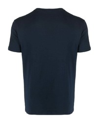 T-shirt con scollo a v blu scuro di Tom Ford