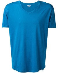 T-shirt con scollo a v blu di Orlebar Brown