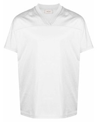 T-shirt con scollo a v grigia di Low Brand