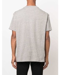 T-shirt con scollo a v grigia di Polo Ralph Lauren