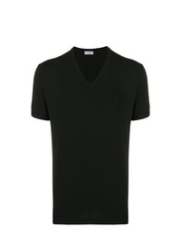 T-shirt con scollo a v nera di Dolce & Gabbana Underwear