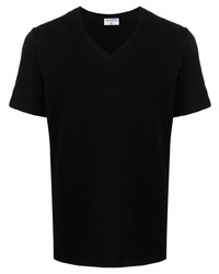T-shirt con scollo a v nera di Filippa K