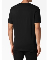 T-shirt con scollo a v nera di Philipp Plein