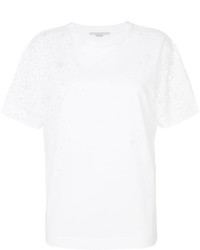 T-shirt con stelle bianca di Stella McCartney