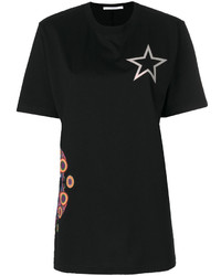 T-shirt con stelle nera di Givenchy