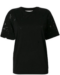 T-shirt con stelle nera di Stella McCartney