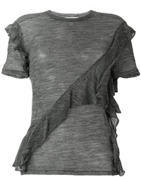 T-shirt di lana grigio scuro di IRO