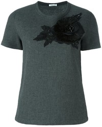 T-shirt di lana grigio scuro di P.A.R.O.S.H.