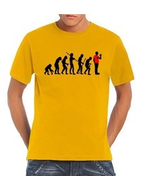 T-shirt dorata di Touchlines