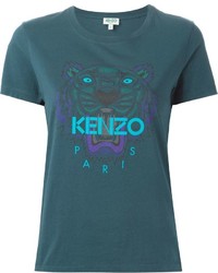 T-shirt foglia di tè di Kenzo