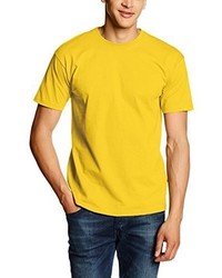 T-shirt gialla di Fruit of the Loom