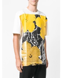 T-shirt girocollo a fiori bianca di Calvin Klein 205W39nyc
