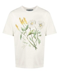 T-shirt girocollo a fiori bianca di Reese Cooper® 