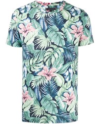 T-shirt girocollo a fiori multicolore di Tommy Hilfiger