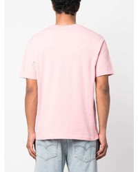 T-shirt girocollo a fiori rosa di Kenzo