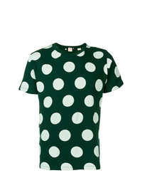 T-shirt girocollo a pois verde scuro di Levi's Vintage Clothing