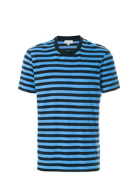 T-shirt girocollo a righe orizzontali acqua di CK Calvin Klein
