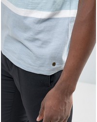 T-shirt girocollo a righe orizzontali bianca di Esprit