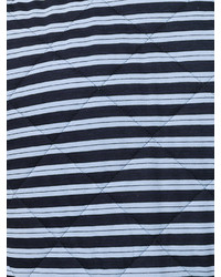 T-shirt girocollo a righe orizzontali blu scuro di Marni