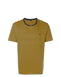 T-shirt girocollo a righe orizzontali gialla di Polo Ralph Lauren