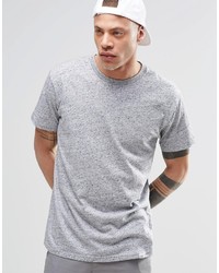 T-shirt girocollo a righe orizzontali grigia di Cheap Monday