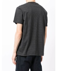 T-shirt girocollo a righe orizzontali grigio scuro di Polo Ralph Lauren