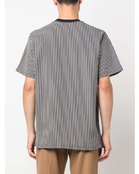 T-shirt girocollo a righe orizzontali marrone di Carhartt WIP
