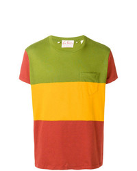 T-shirt girocollo a righe orizzontali multicolore di Levi's Vintage Clothing