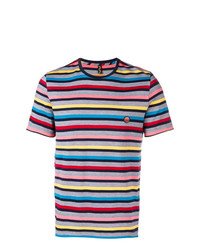 T-shirt girocollo a righe orizzontali multicolore di Missoni Mare