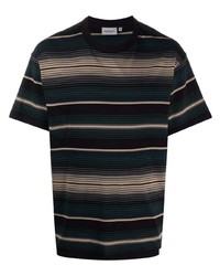 T-shirt girocollo a righe orizzontali nera di Carhartt WIP