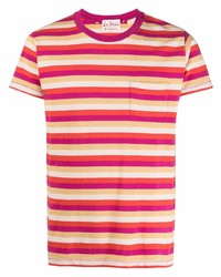 T-shirt girocollo a righe orizzontali rossa di Levi's Vintage Clothing