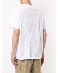 T-shirt girocollo a rombi bianca di 3.1 Phillip Lim