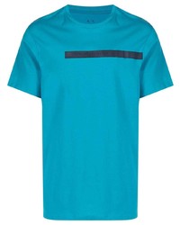T-shirt girocollo acqua di Armani Exchange