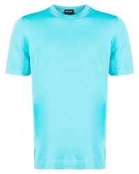 T-shirt girocollo acqua di Drumohr