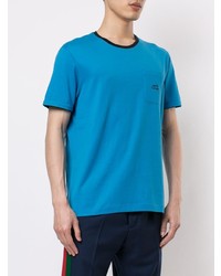 T-shirt girocollo acqua di Kent & Curwen