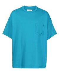 T-shirt girocollo acqua di Facetasm