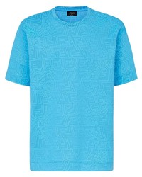 T-shirt girocollo acqua di Fendi