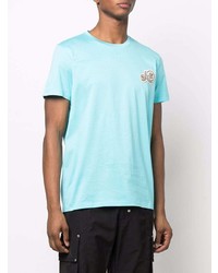 T-shirt girocollo acqua di Moncler