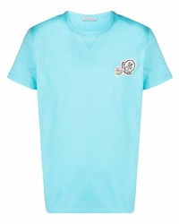T-shirt girocollo acqua di Moncler