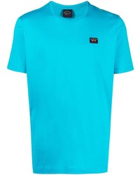 T-shirt girocollo acqua di Paul & Shark