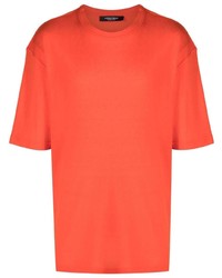 T-shirt girocollo arancione di A-Cold-Wall*