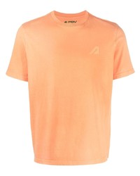 T-shirt girocollo arancione di AUTRY