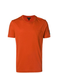 T-shirt girocollo arancione di Belstaff