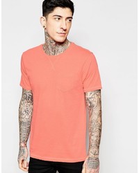 T-shirt girocollo arancione di Brave Soul
