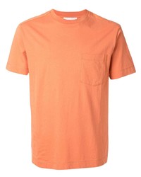 T-shirt girocollo arancione di Cerruti 1881
